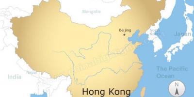 Mappa di Cina e Hong Kong