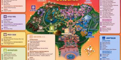 Hong kong Disneyland mappa