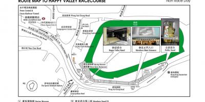 Mappa di Happy Valley, Hong Kong