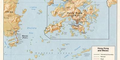 Mappa di Hong Kong e Macao