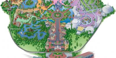Mappa di Hong Kong Disneyland
