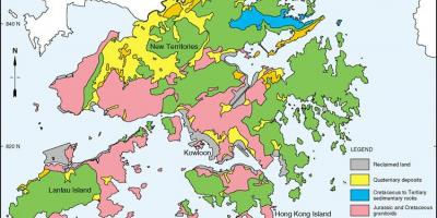 Mappa geologica di Hong Kong