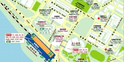 Tsuen Wan West stazione mappa
