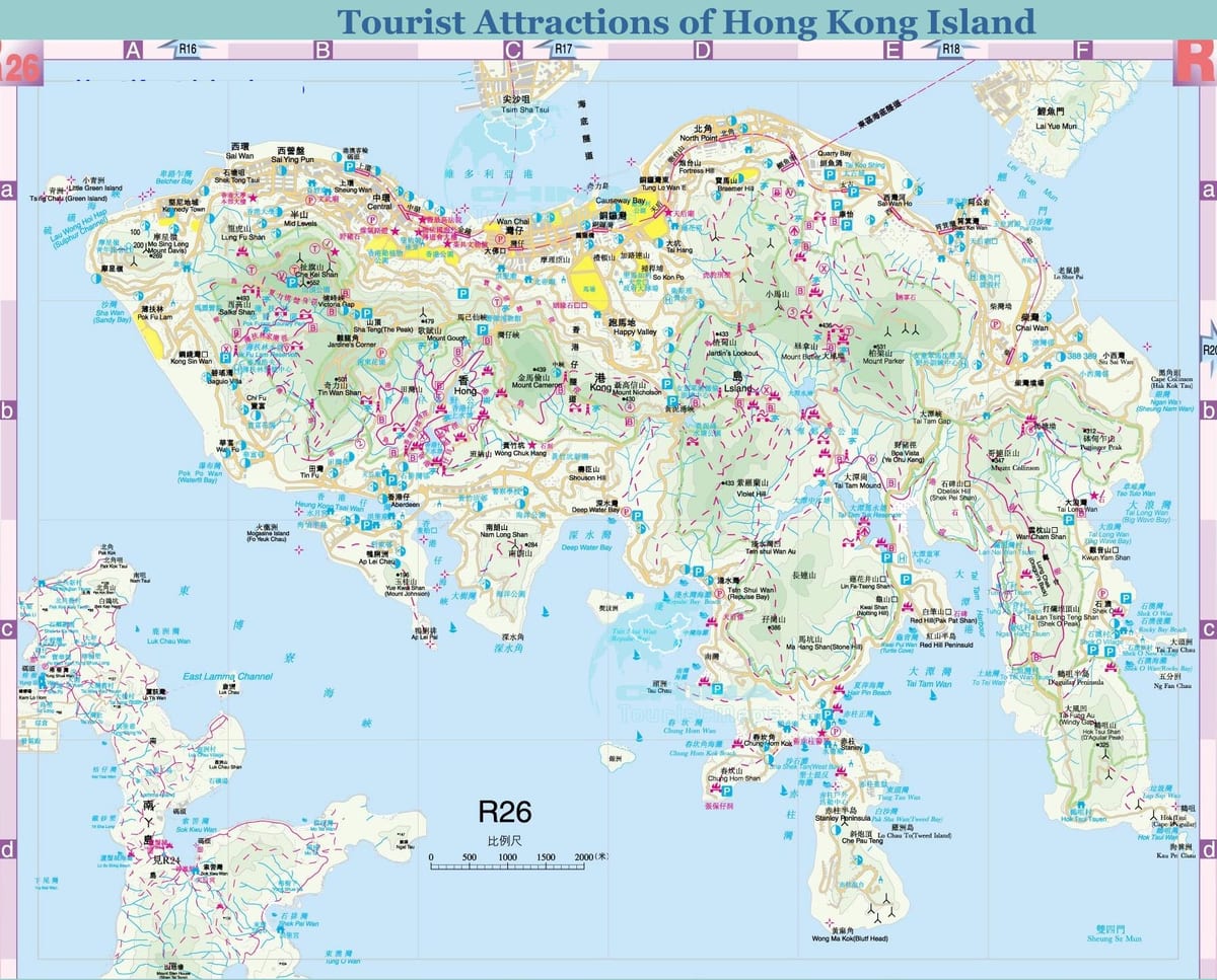 Hong Kong sulla mappa
