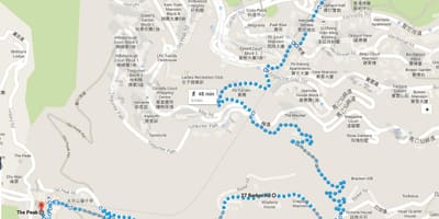 Hong Kong sentieri mappa