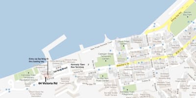 MTR Kennedy town stazione mappa